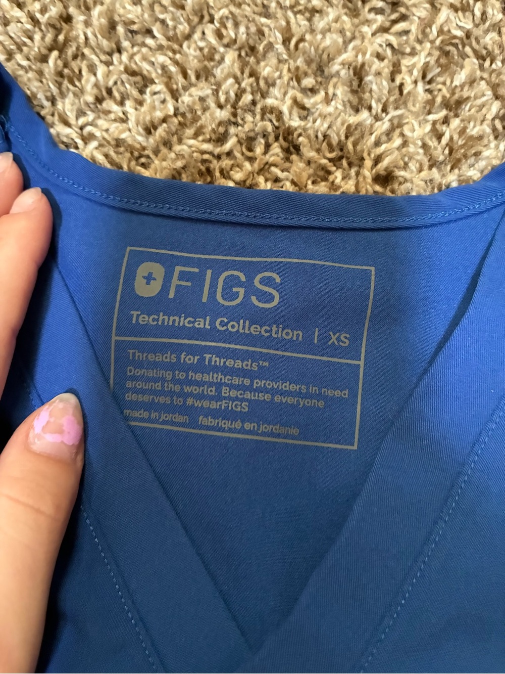 Figs Scrub Top - Picture 2 of 2